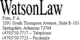 Logo of WatsonLaw