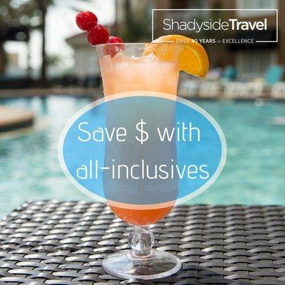 All-inclusive Vacations: You can literally put your wallet away and enjoy yourself without worrying about all the extra costs!