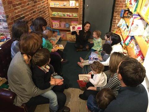 Children's reading at I AM Books.