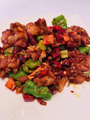 L11. Stir-Fried Chicken with Roasted Chili and Green Chili Lunch