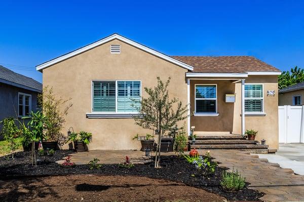 Drought tolerant yard! Entire project designed and installed by Hardscape Concepts in Long Beach.