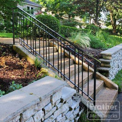 Arts and Craft handrail in Richland neighborhood. Nashville, TN.