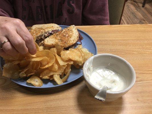 Homemade Chips & Ranch!