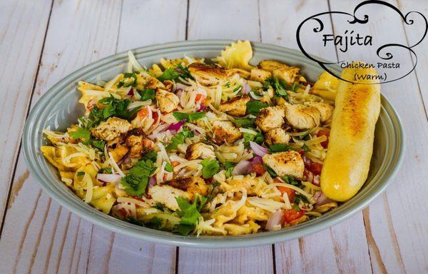 Fajita chicken pasta (warm)