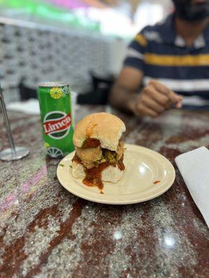 Vada pav and limca