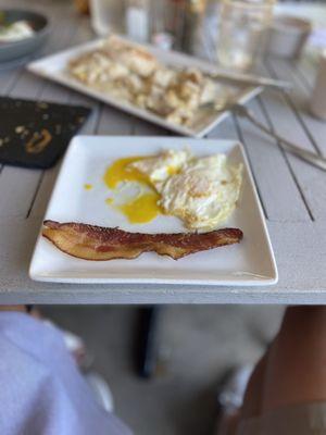 Bacon and Two Farm Eggs