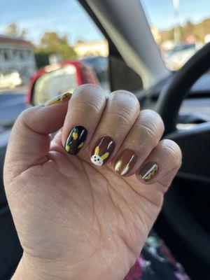 Nail art by new nail technician, Amanda