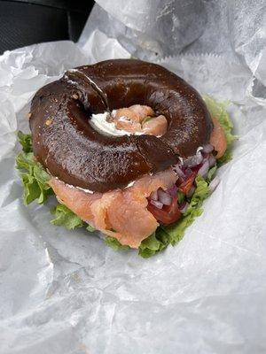 Bagel with Cream Cheese & Lox