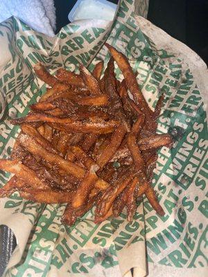 Burnt fries