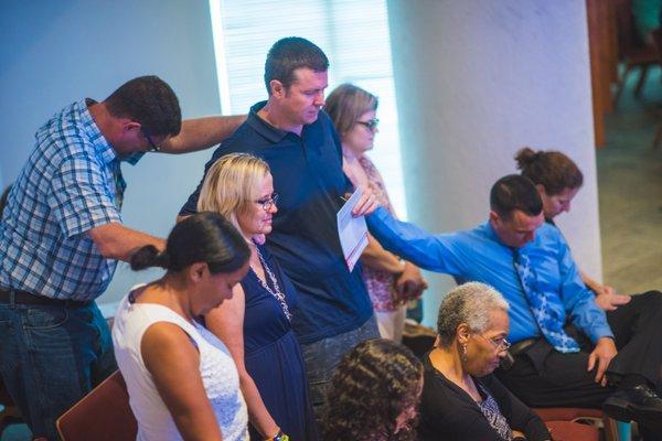 Prayer is an essential part of our worship experience as we lift up our praises and petitions to Christ together.