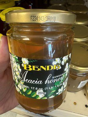 Acacia honey ( Hungarian)  Very good honey!