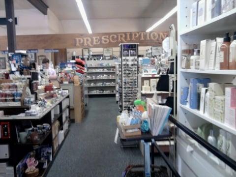 view of a portion of the drugstore