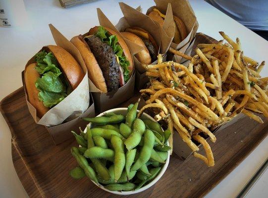 Edamame & fries