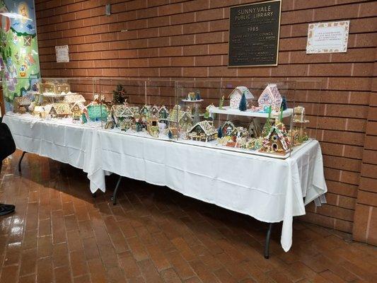 Sunnyvale Library - Gingerbread Village