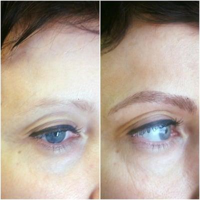 3D Brow Microblading. Semi permanent brows....good for about a year!