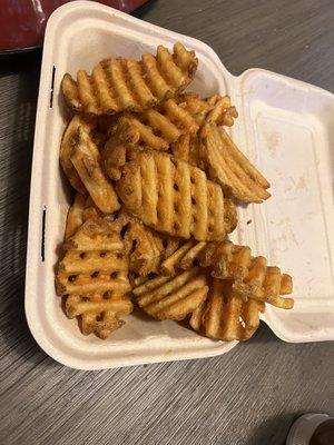 Waffle (not curly ) fries