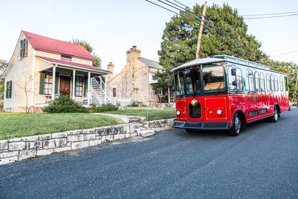 Fredericksburg Tours offers the only Official Trolley Tours in Fredericksburg Texas