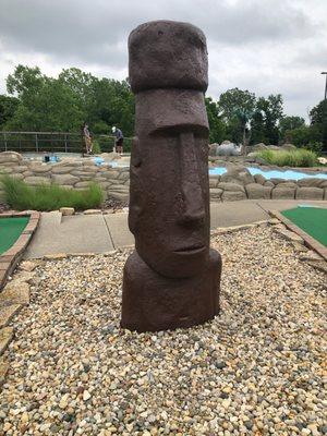 Easter Island replica