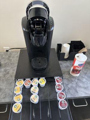 Self-serve coffee bar