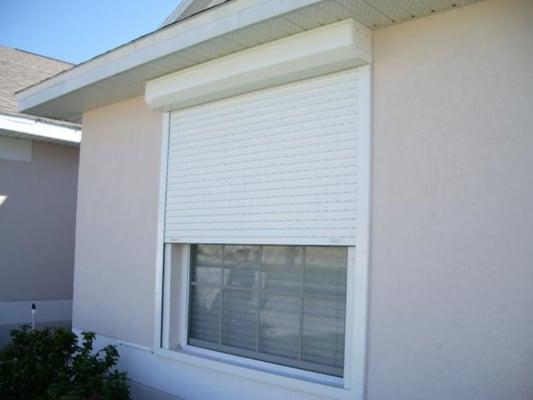 Motorized Hurricane Roll Down Shutters