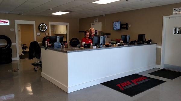 Pam and Ricky lead the team  at Hay Tire Pros Moncks Corner!