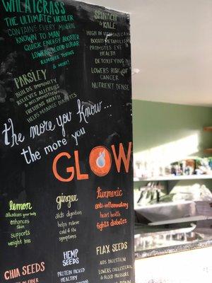 The Glow Info Wall - (Interior View)