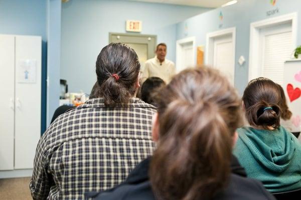 Dr. Paul Kratka teaching "Feeding the Busy Family"