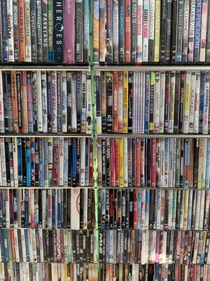 We have a huge selection of dvds to choose from. $1 dollar each.