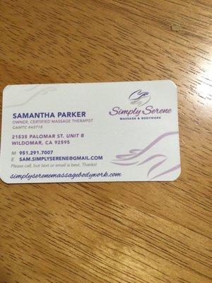 Business card