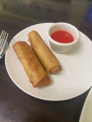 Side of spring rolls