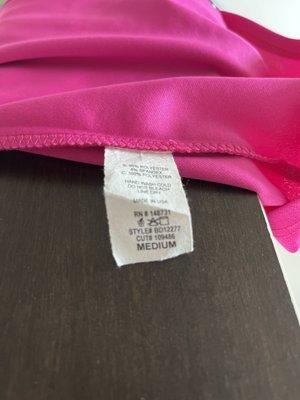 The tag on the dress