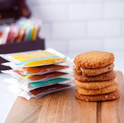 ChipMonk Keto Cookies made with almond flour and sweetened with monk fruit