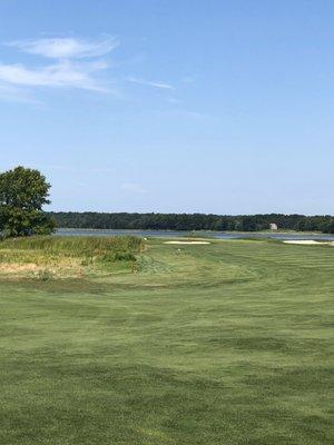 Looking at 16th green.