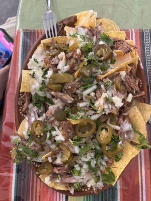 Birria nachos were amazing