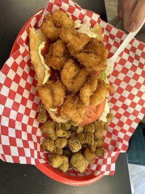 Shrimp poboy