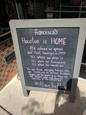 Francesca's is based in Houston