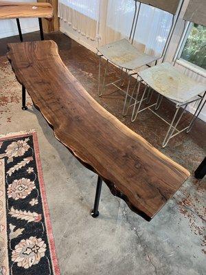 Walnut bench