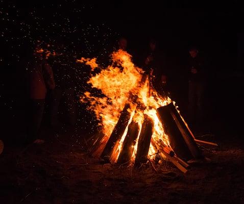 Thanks Phil Deckers and Johnny Butterfield for helping us out with our fantastic bonfire during the recent Community Tree Lighting Ceremony