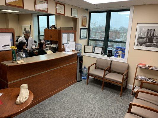 Office and waiting room area.