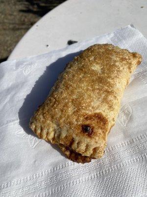 Blueberry turnover pastry