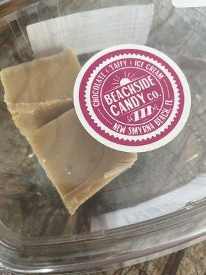 Peanut butter fudge with mold