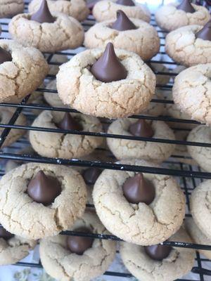 Amazing peanut butter blossoms!  Seriously recommend!