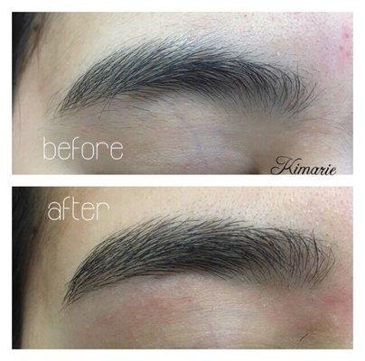 Eyebrow wax