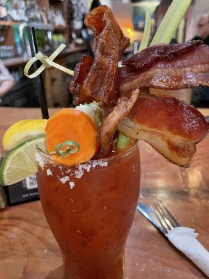 Crazy-good spicy bloody mary