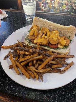 Shrimp Po'Boy Sandwich was good