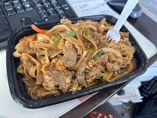 Drunken noodles