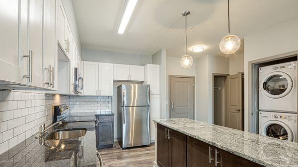 Chic tile backsplash