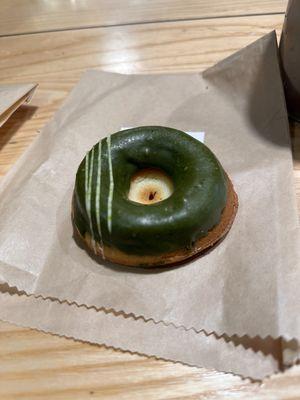 Matcha mochi donut