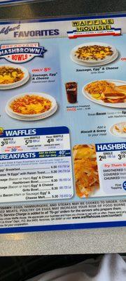 When in the south you have to go to Waffle House at least once!