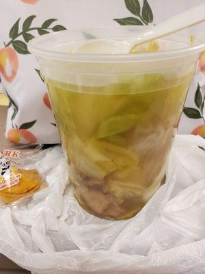 Won Ton soup, packed full with goodness!